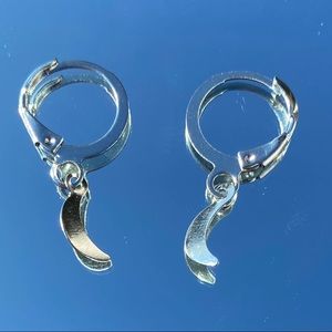 Silver Moon Earrings
